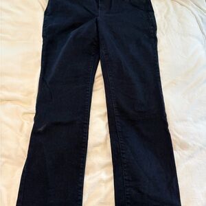 NYDJ Marilyn Straight Navy Blue Pants
